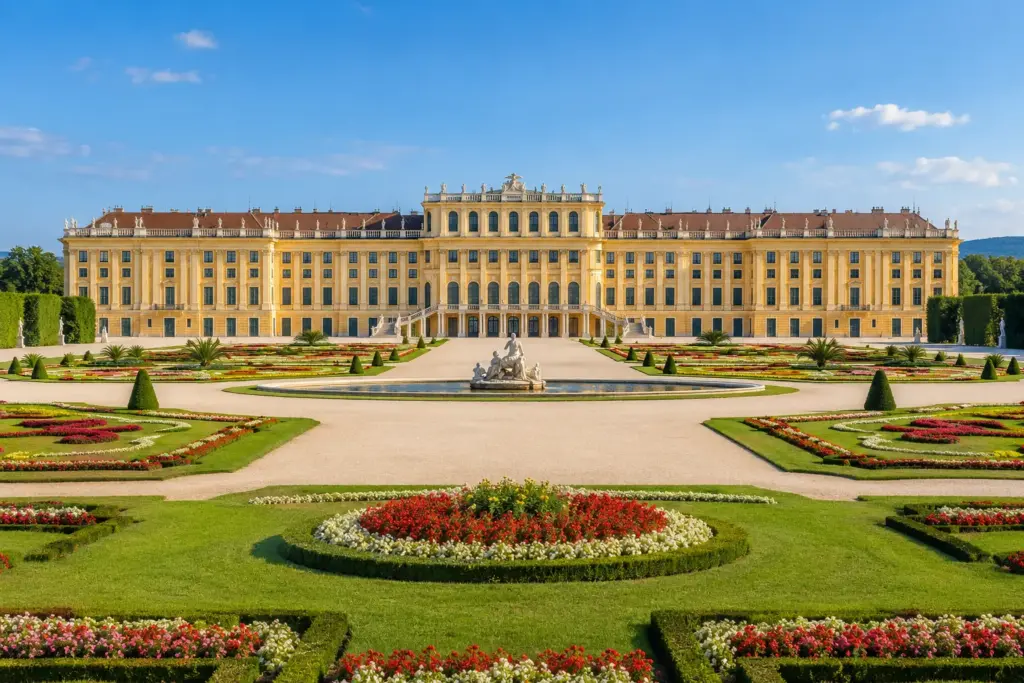 KI-generierte fotorealistische Ansicht: Schönbrunn in Hietzing